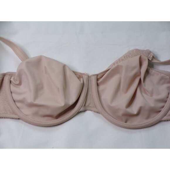 🆕CHANTELLE C Magnifique Seamless Minimizer Bra UnPadded UW Beige 36DDDD #1891 - Picture 9 of 10